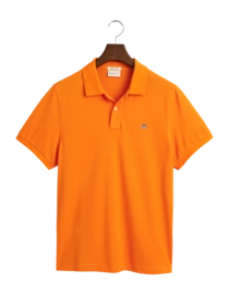 Polo GANT Homme Ruggers Ss Sweet Orange
