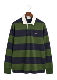 Langarmshirt GANT Ruggers Ls Herren Pine Green