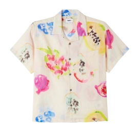 Chemise Obey Men Soft Fruits Woven Blush multi