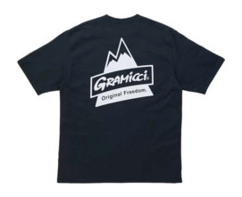 T-Shirt Gramicci Unisex Peak Tee Vintage Black