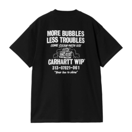 T-Shirt Carhartt WIP Unisex S/S Less Troubles T-Shirt Black / White 24