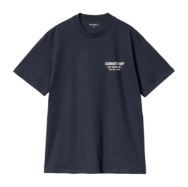 T-Shirt Carhartt WIP Unisex S/S Less Troubles T-Shirt Blue / Wax 24
