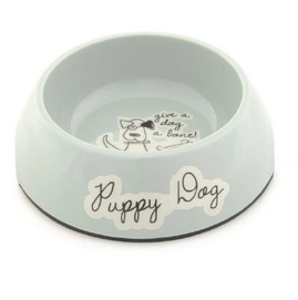 Voer- Of Drinkbak Beeztees Puppy Dog Melamine Groen