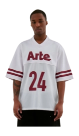 Shirt Arte Antwerp Men Shaquille White/Bordeaux