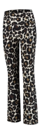 Legging Deblon Femme Celine Flared Leggings Leopard Off White