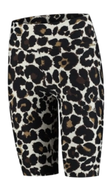 Shorts Deblon Women Classic Shorts Leopard Offwhite