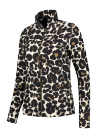 Vest Deblon Women Classic Vest Leopard Offwhite