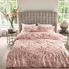 Dekbedovertrek Riviera Maison Blushing Blooms Roze Katoen