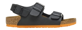 Sandales Birkenstock Enfatn Milano Birko-Flor Desert Soil Black Narrow