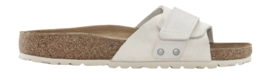 Slipper Birkenstock Women Oita Nubuck/Suede Leather Antique White Narrow