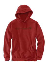 Trui Carhartt Men Signature Logo Sweatshirt Chili Pepper Heather 24
