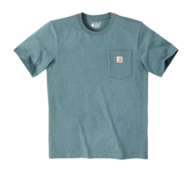 T-Shirt Carhartt Men Workwear Pocket S/S Sea Pine Heather
