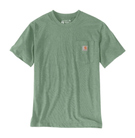 T-Shirt Carhartt Men Workwear Pocket S/S Loden Frost Heather