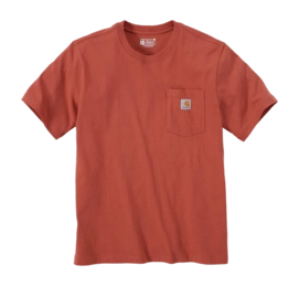 T-Shirt Carhartt Homme Workwear Pocket S/S Terracotta