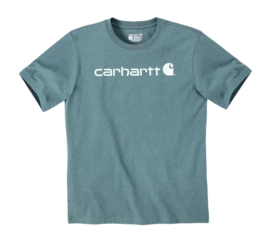 T-Shirt Carhartt Homme Core Logo T-Shirt S/S Sea Pine Heather
