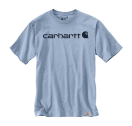 T-Shirt Carhartt Homme Core Logo T-Shirt S/S Fog Blue