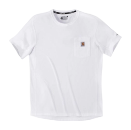 T-Shirt Carhartt Force Flex Pocket Herren White