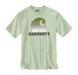 T-Shirt Carhartt Heavyweight C Graphic Herren Tender Greens