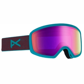 Skibrille Anon Deringer Shimmer / Sonar Pink Damen