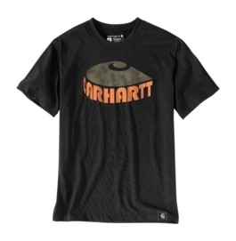 T-Shirt Carhartt Homme Heavyweight Camo C Graphic Black