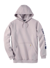 Hoodie Carhartt Men Sleeve Logo Hooded Sweatshirt Mink