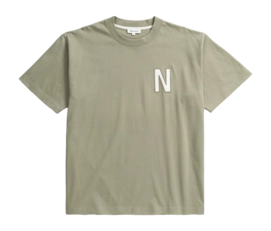 T-Shirt Norse Projects Men Simon Loose Organic Heavy Jersey Large N T-Shirt Clay