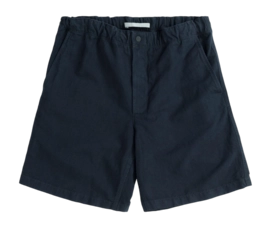 Shorts Norse Projects Homme Ezra Relaxed Coton Lin Short Dark Navy