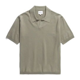 Polo Norse Projects Homme Leif Coton Lin Polo Clay