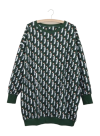 Sweater Dress Snurk Women Penguin Xmas