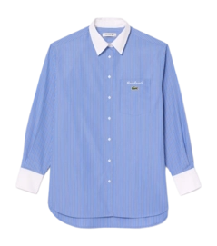 Blouse Lacoste Women CF6951 Persian/Uranus-White