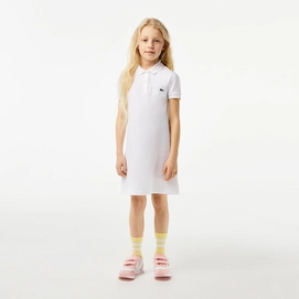 Jurk Lacoste Girls EJ2816 White