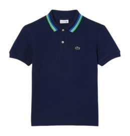 Poloshirt Lacoste PJ9702 Jungen Navy Blue/Ladigue-White-S