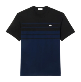 T-Shirt Lacoste Men TH8130 Navy Blue/Black