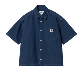 Shirt Carhartt WIP Women S/S Lovilia Shirt Blue