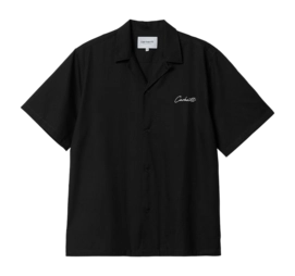 Shirt Carhartt WIP Unisex S/S Delray Shirt Black / Wax