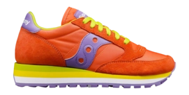 Baskets Saucony Femme Jazz Triple Orange/Lilas