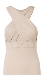 Tanktop Goldbergh Art Damen White Sand