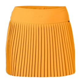 Rock Goldbergh Plissé Damen Papaya