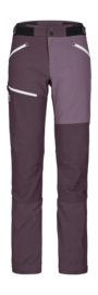 Broek Ortovox Women Westalpen Softshell Dark Wild Berry