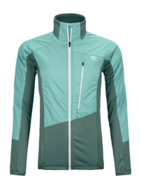 Jacke Ortovox Westalpen Swisswool Hybrid Jacket Damen Dark Arctic Grey