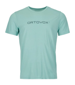 T-Shirt Ortovox 150 Cool Brand Herren Aquatic Ice