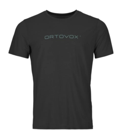T-Shirt Ortovox 150 Cool Brand Herren Black Raven