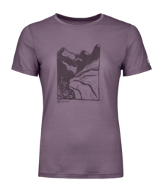 T-Shirt Ortovox Women 120 Cool Tec MTN Cut Wild Berry