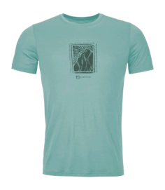 T-Shirt Ortovox Men 120 Cool Tec MTN Cut Aquatic Ice