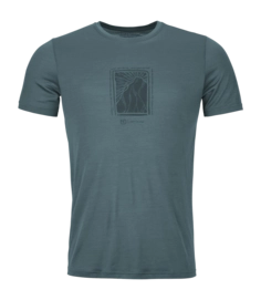 T-Shirt Ortovox Men 120 Cool Tectn Cut Dark Arctic Grey