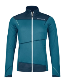 Sweatjacke Ortovox Fleece Light Jacket Damen Mountain Blue