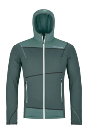 Sweatjacke Ortovox Fleece Light Hoody Herren Dark Arctic Grey