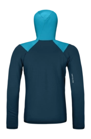 87214-52001-FLEECE_GRID_HOODY_M_mountain_blue-B-02-_no-bg
