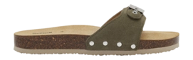 Slipper Scholl Pescura Flat Damen Khaki