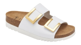 Slipper Scholl Women Monterey 2 Straps White